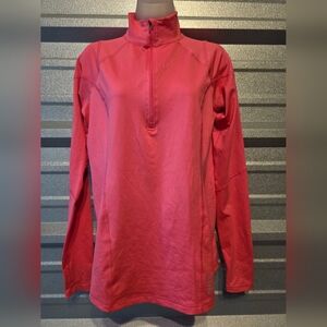 Pink Quarter-Zip Pullover